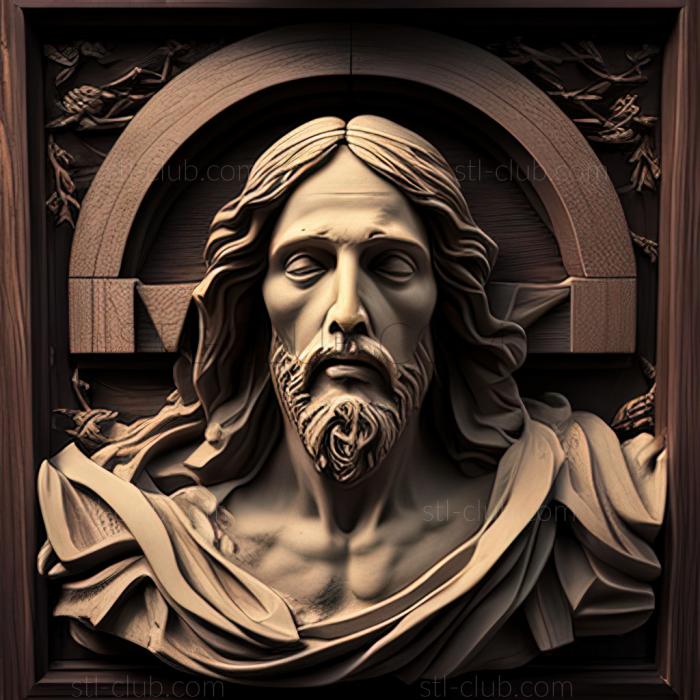 3D model st jesus (STL)